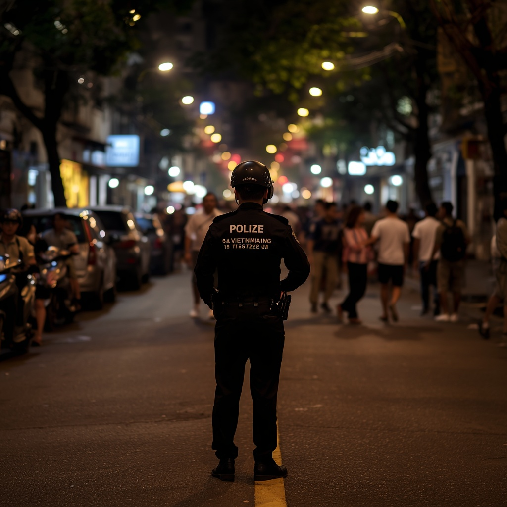 Police and weed Vietnam